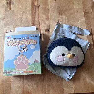 Pop Mart Hacipupu Snuggle with you Plush Bag Quirky Penguin